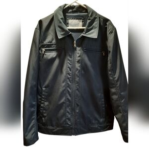 Wilsons Leather Jacket Mens XL Black Outdoor Travel Streetwear Casual